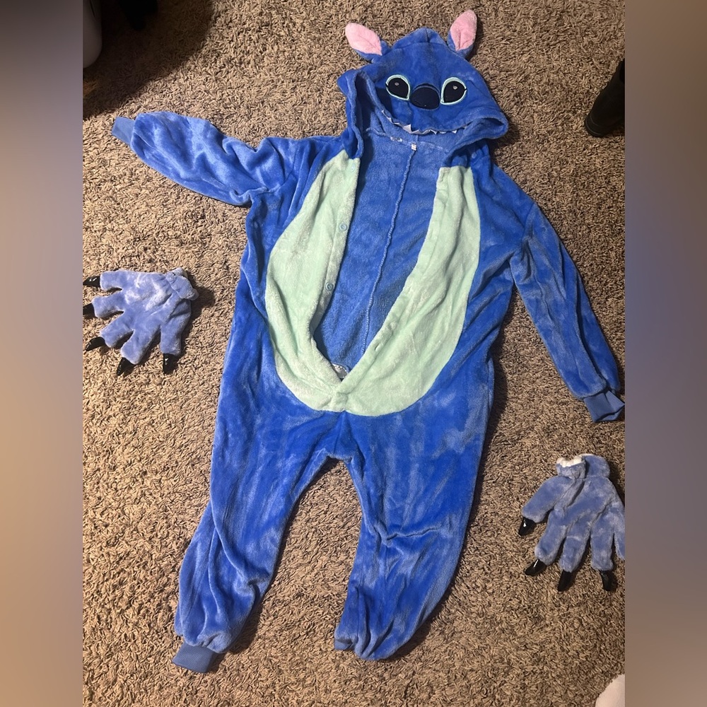 Stitch Fleece Onesie Costume